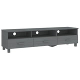 Wooden TV Stand With 3 Drawers - Hamar