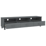 Wooden TV Stand With 3 Drawers - Hamar