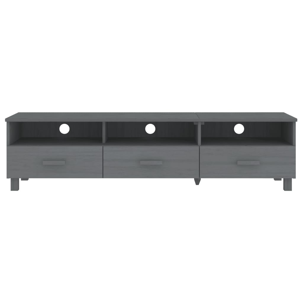 Wooden TV Stand With 3 Drawers - Hamar
