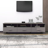 Wooden TV Stand With 3 Drawers - Hamar