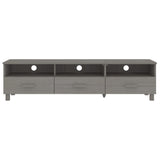 Wooden TV Stand With 3 Drawers - Hamar