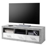 Wooden TV Stand With 3 Drawers - Petros