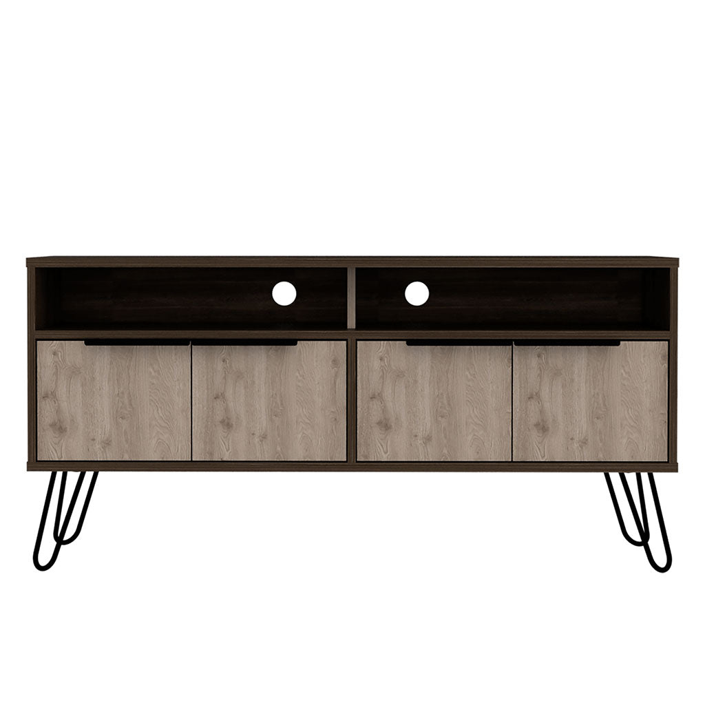 Wooden TV Stand With 4 Doors - Nevada