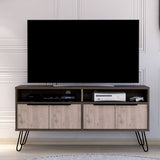 Wooden TV Stand With 4 Doors - Nevada
