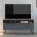 Wooden TV Stand With 4 Doors - Vegas