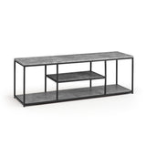 Wooden TV Stand With Metal Frame - Staten