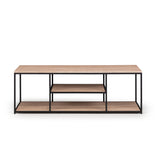 Wooden TV Stand With Metal Frame - Tribeca