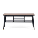 Wooden TV Stand With Shelves - Findlay