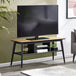 Wooden TV Stand With Shelves - Findlay