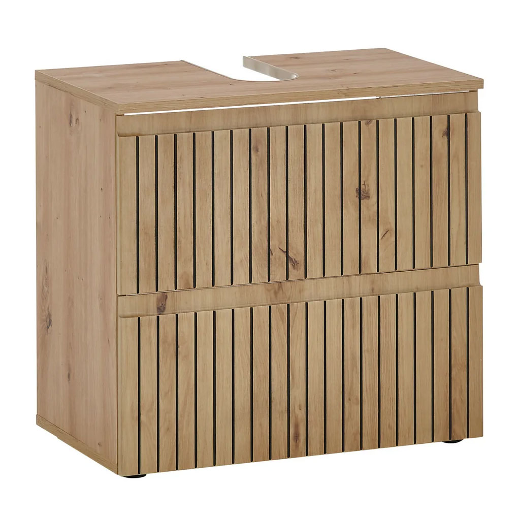 Wooden Under Sink Cabinet With 2 Drawers - Austin