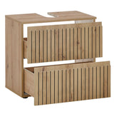 Wooden Under Sink Cabinet With 2 Drawers - Austin
