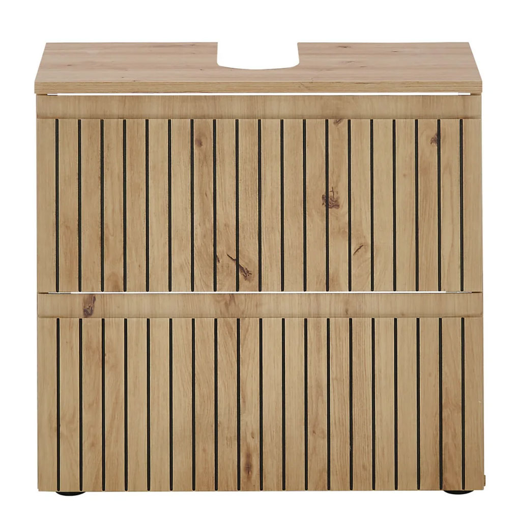 Wooden Under Sink Cabinet With 2 Drawers - Austin