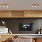 Wooden Wall Light With Berg Lamp - Peach Puff