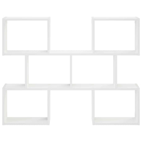Wooden Wall Shelf 103cm Wide With 6 Compartments - Vantage Home