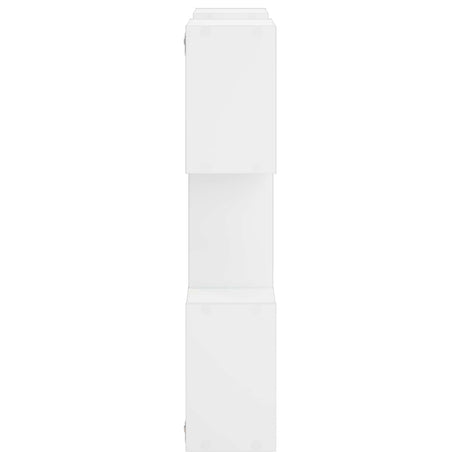 Wooden Wall Shelf 103cm Wide With 6 Compartments - Vantage Home