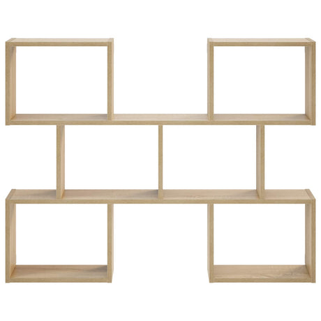 Wooden Wall Shelf 103cm Wide With 6 Compartments - Vantage Home