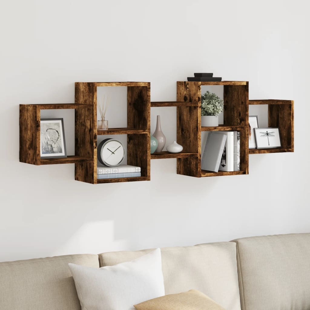 Wooden Wall Shelf 129cm Wide - Vantage Home