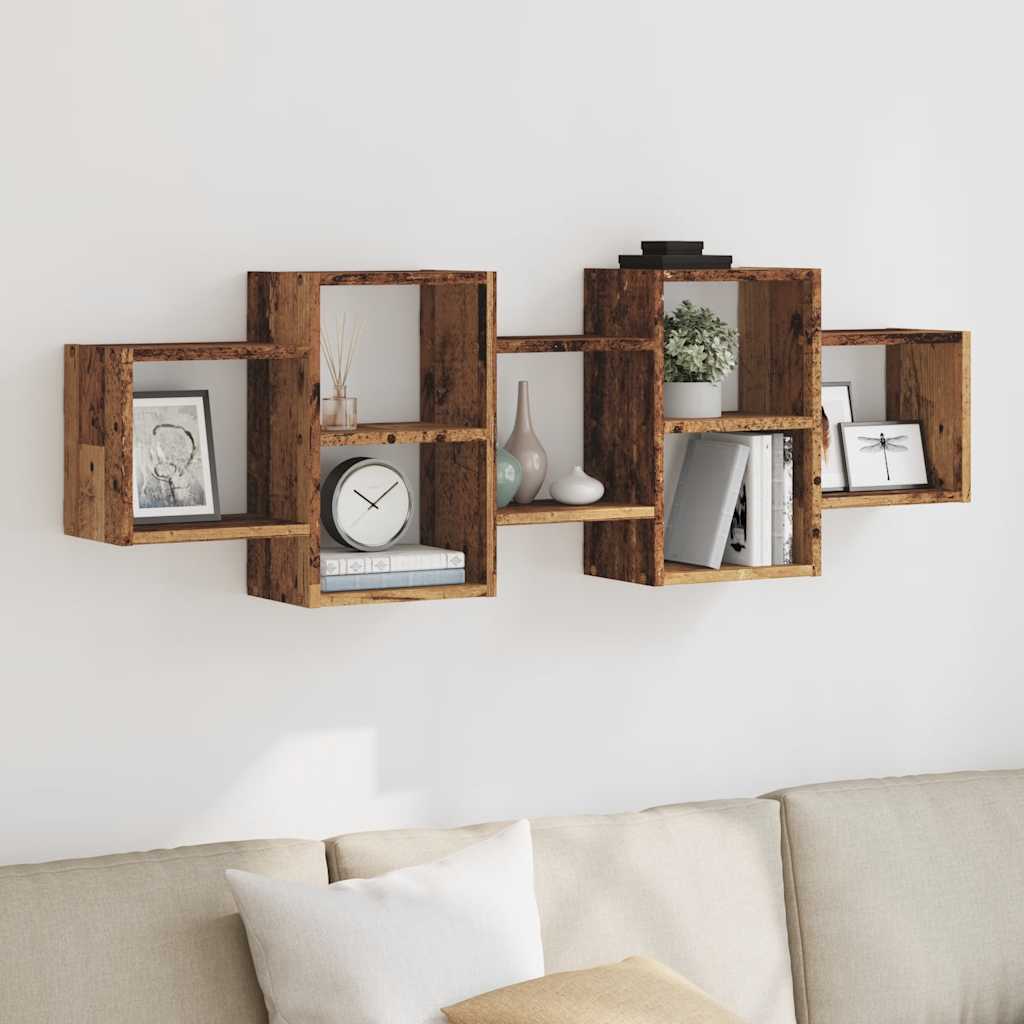 Wooden Wall Shelf 129cm Wide - Vantage Home