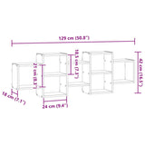 Wooden Wall Shelf 129cm Wide - Vantage Home
