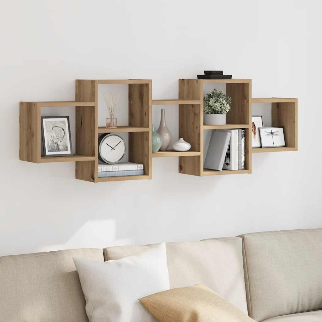 Wooden Wall Shelf 129cm Wide - Vantage Home
