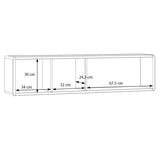 Wooden Wall Shelf 141.1cm Wide - Playly