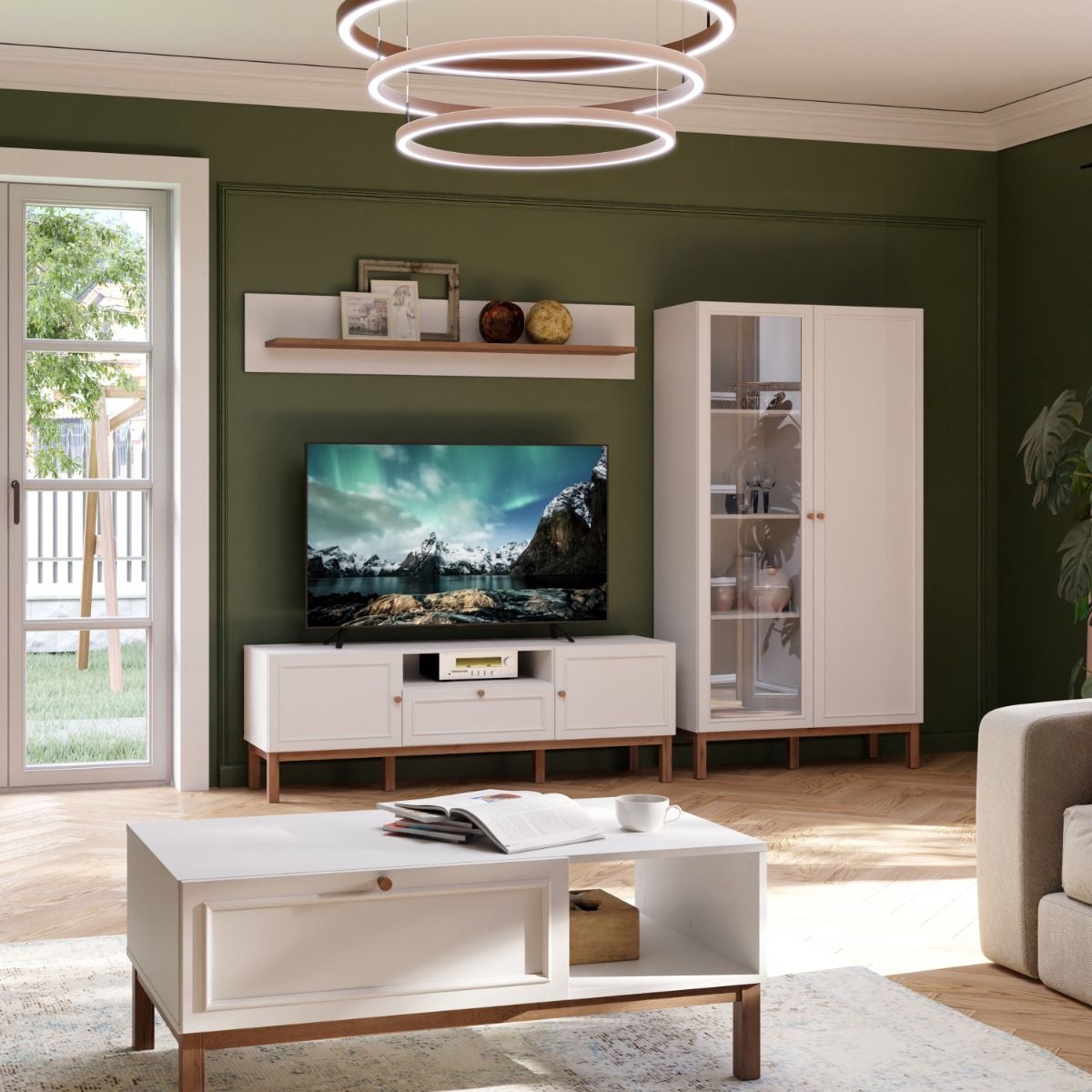 Wooden Wall Shelf 160cm Wide - Wensley