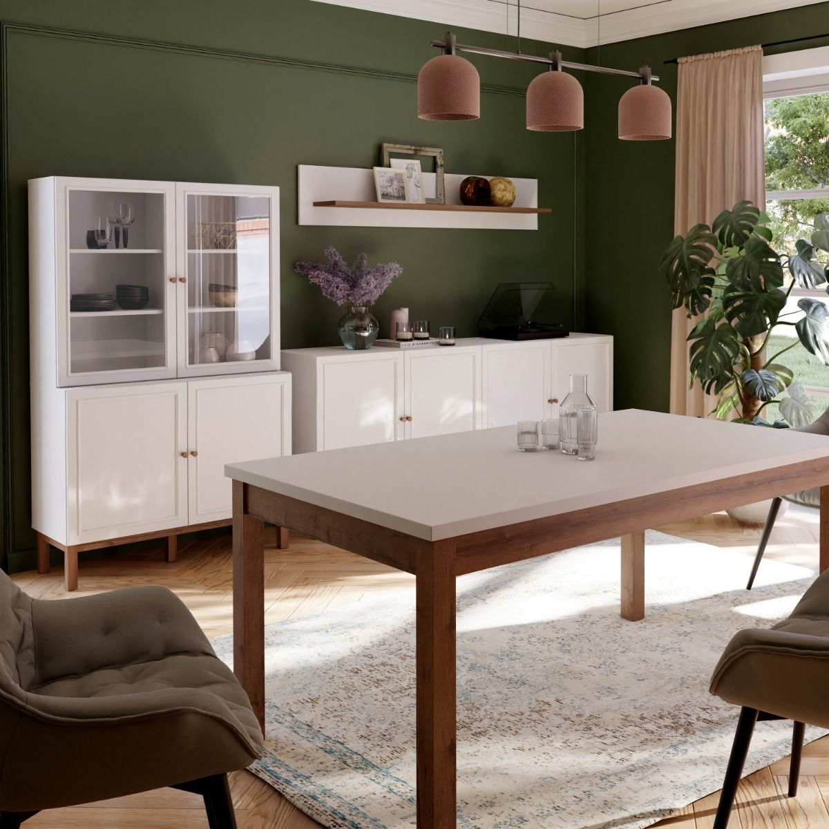 Wooden Wall Shelf 160cm Wide - Wensley