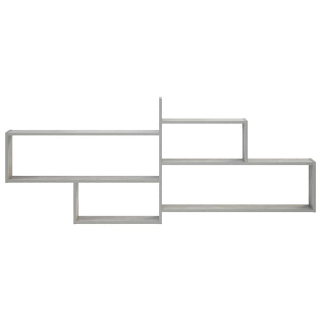Wooden Wall Shelf 168.5cm Wide With 4 Compartments - Vantage Home