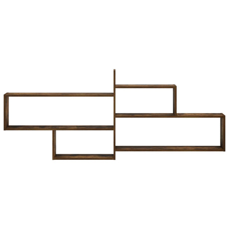 Wooden Wall Shelf 168.5cm Wide With 4 Compartments - Vantage Home