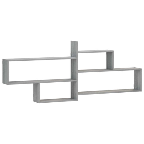Wooden Wall Shelf 168.5cm Wide With 4 Compartments - Vantage Home