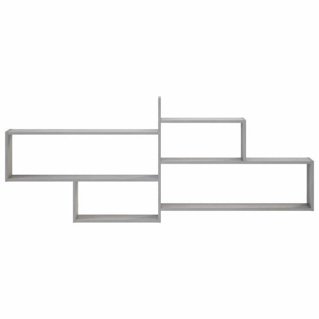 Wooden Wall Shelf 168.5cm Wide With 4 Compartments - Vantage Home
