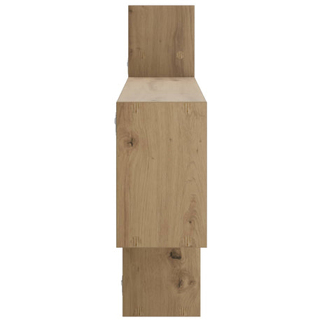 Wooden Wall Shelf 168.5cm Wide With 4 Compartments - Vantage Home