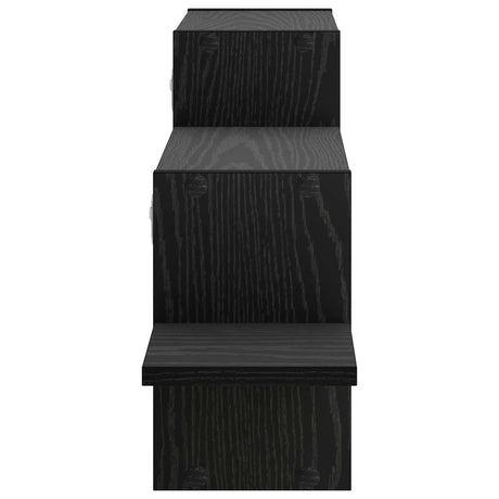Wooden Wall Shelf 95cm Wide With 2 Compartments - Vantage Home