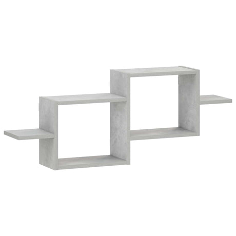 Wooden Wall Shelf 95cm Wide With 2 Compartments - Vantage Home