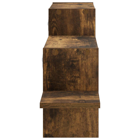 Wooden Wall Shelf 95cm Wide With 2 Compartments - Vantage Home