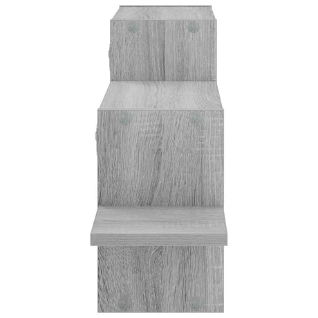 Wooden Wall Shelf 95cm Wide With 2 Compartments - Vantage Home