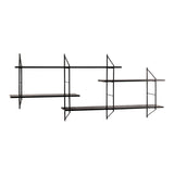 Wooden Wall Shelving Unit With 4 Shelves - Belfast