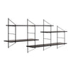 Wooden Wall Shelving Unit With 4 Shelves - Belfast