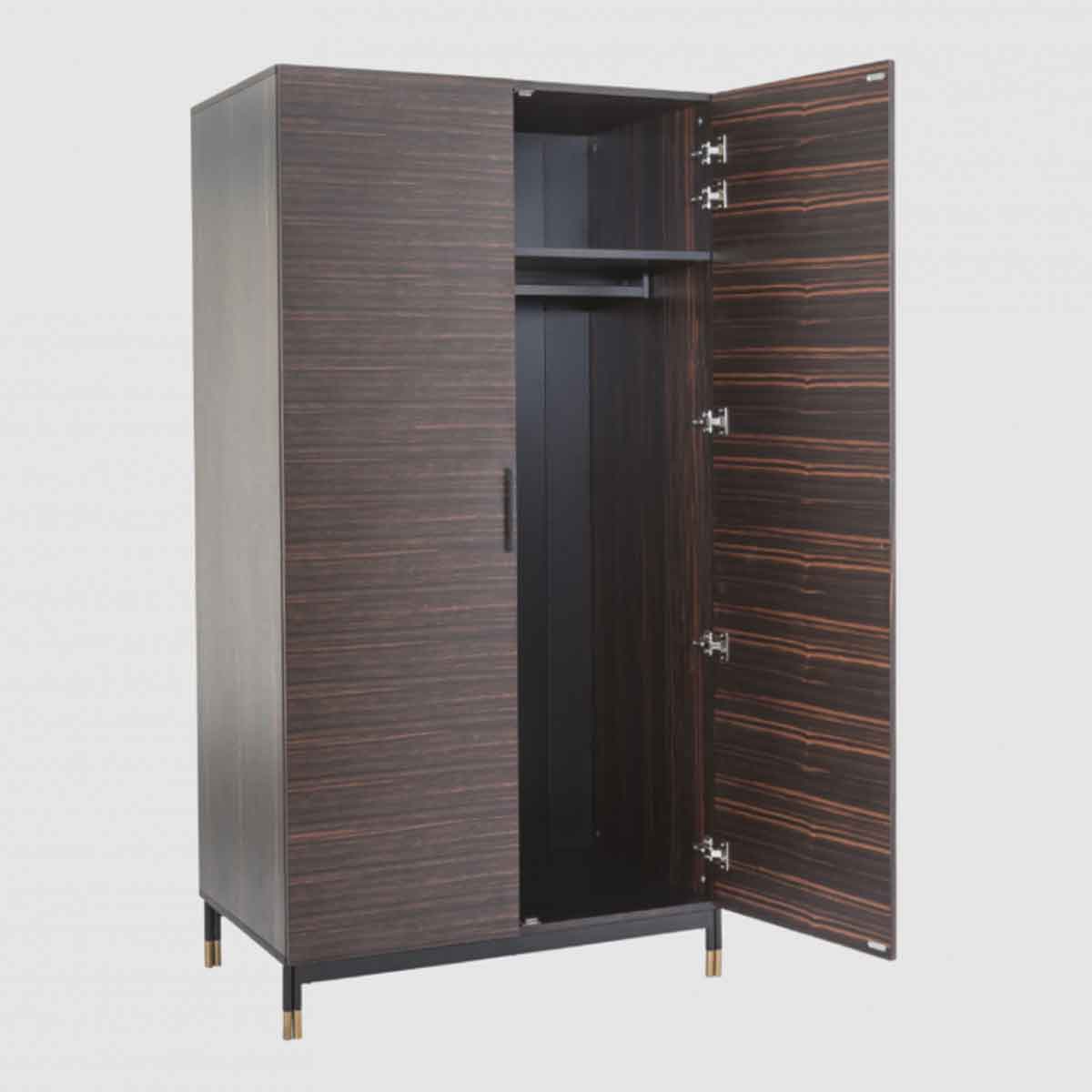 Wooden Wardrobe 100cm Wide With 2 Doors - Bali