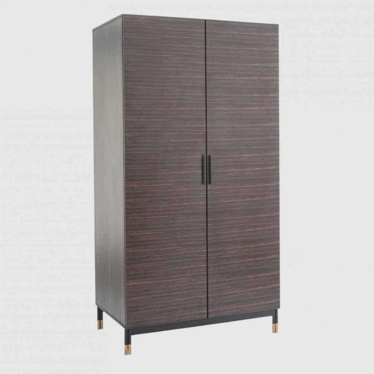 Wooden Wardrobe 100cm Wide With 2 Doors - Bali