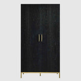 Wooden Wardrobe 100cm Wide With 2 Doors - Tulip