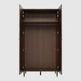Wooden Wardrobe 100cm Wide With 2 Doors - Willow