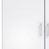 Wooden Wardrobe 175cm High With 2 Doors - Space