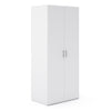 Wooden Wardrobe 175cm High With 2 Doors - Space