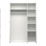 Wooden Wardrobe 175cm High With 3 Doors - Space