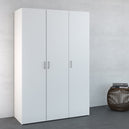 Wooden Wardrobe 175cm High With 3 Doors - Space