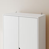 Wooden Wardrobe 180cm H x 80cm W x 40cm D With 2 Doors And 2 Drawers - Velmora