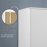 Wooden Wardrobe 180cm H x 80cm W x 50cm D With 2 Doors And 2 Drawers - Velmora