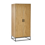 Wooden Wardrobe With 2 Doors - Harlow