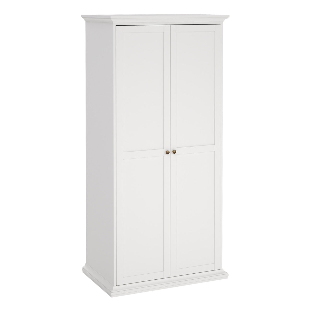 Wooden Wardrobe With 2 Doors - Paris